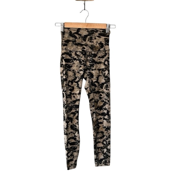 Lululemon Wunder Train High-Rise Tight 25" Dispersed Light Raw Linen Multi - Picture 5 of 13